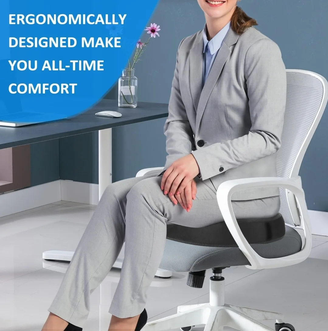 Non-Slip Donut Pillow for Tailbone Pain & Hemorrhoid Relief image indicator(3)