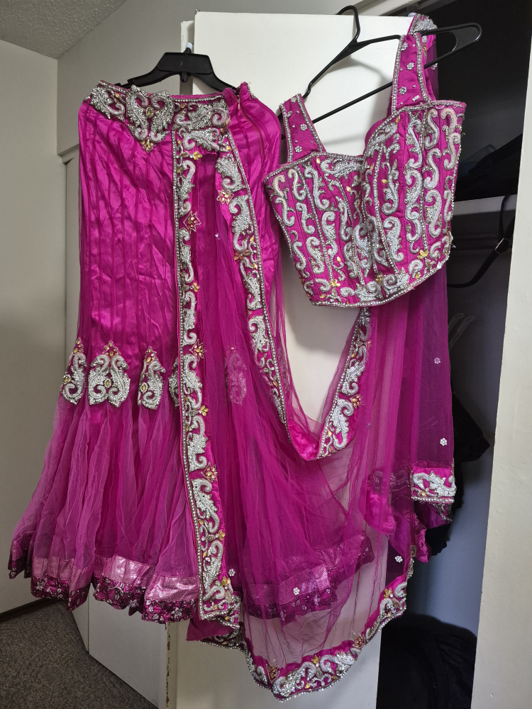 Gorgeous Embellished South Asian Salwar Kameez Set (Teal & Blue)