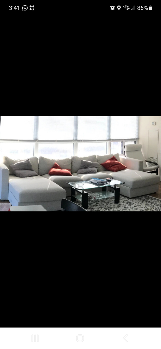 Sectional Sofa with Storage + Pillows - photo 4