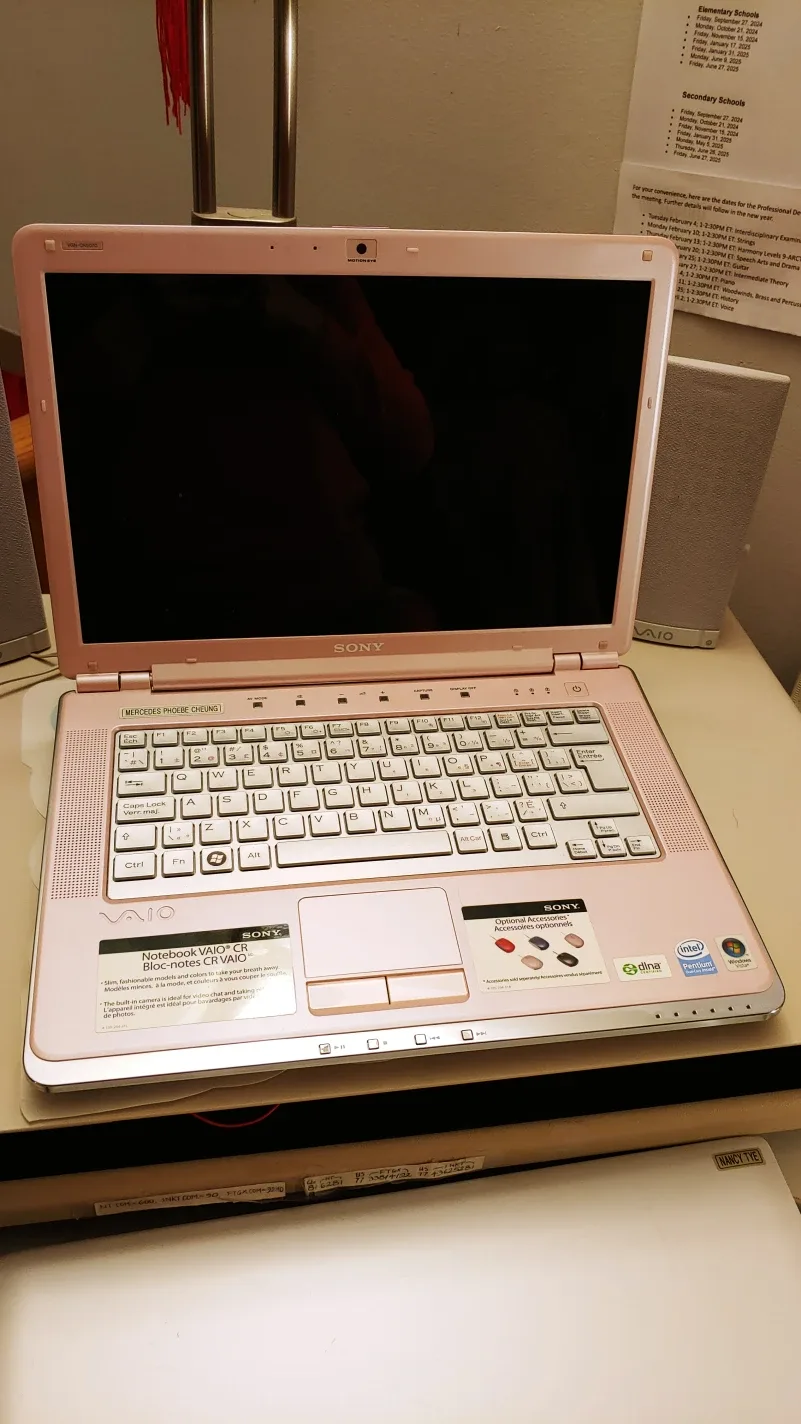 MUST GO BY 1/13! Sony Vaio Pink Laptop 14.1" PCG-5L3L image indicator(2)