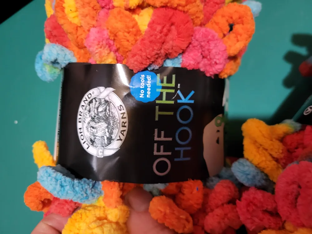 Lion Brand Off The Hook Yarn - Rainbow image indicator(2)