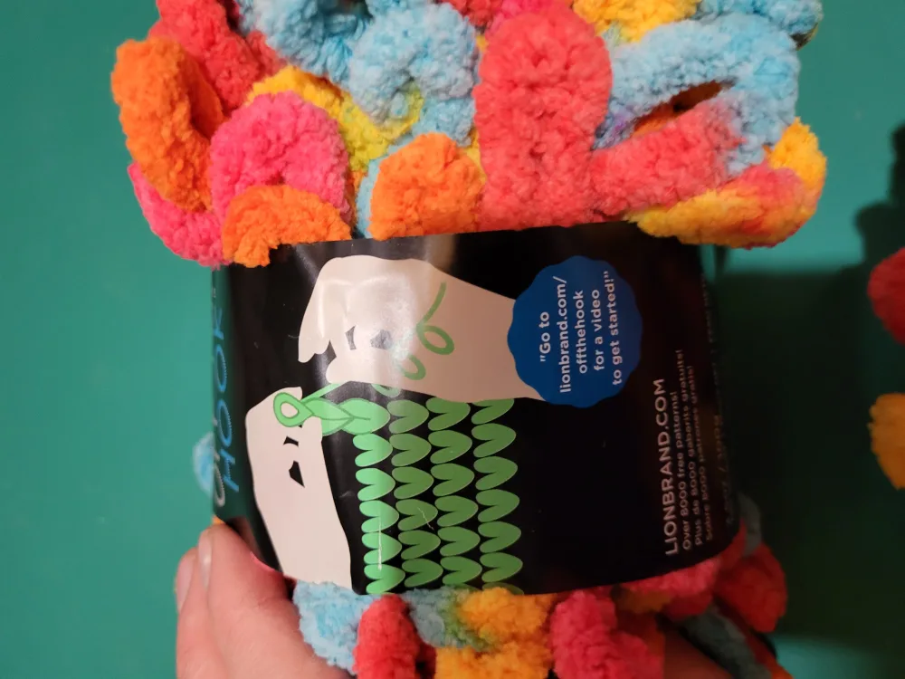 Lion Brand Off The Hook Yarn - Rainbow image indicator(3)