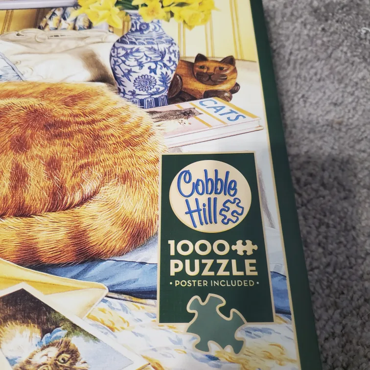 Cobble Hill 1000-Piece Puzzle - Sleeping Cat image indicator(8)