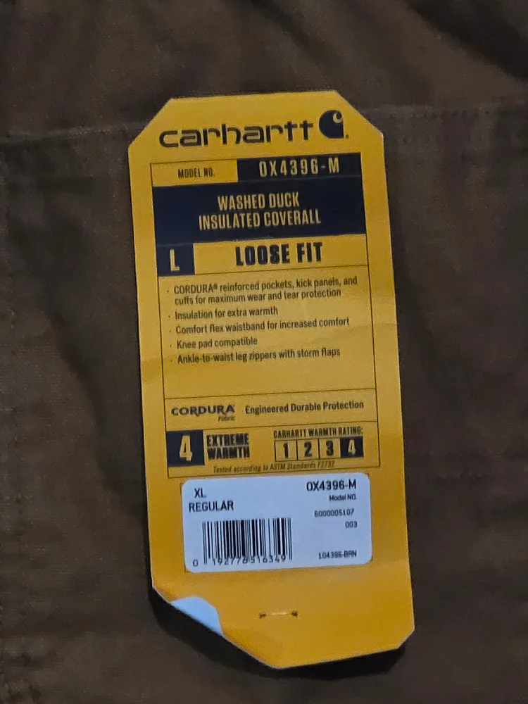 Carhartt Washed Duck Insulated Coverall image indicator(3)