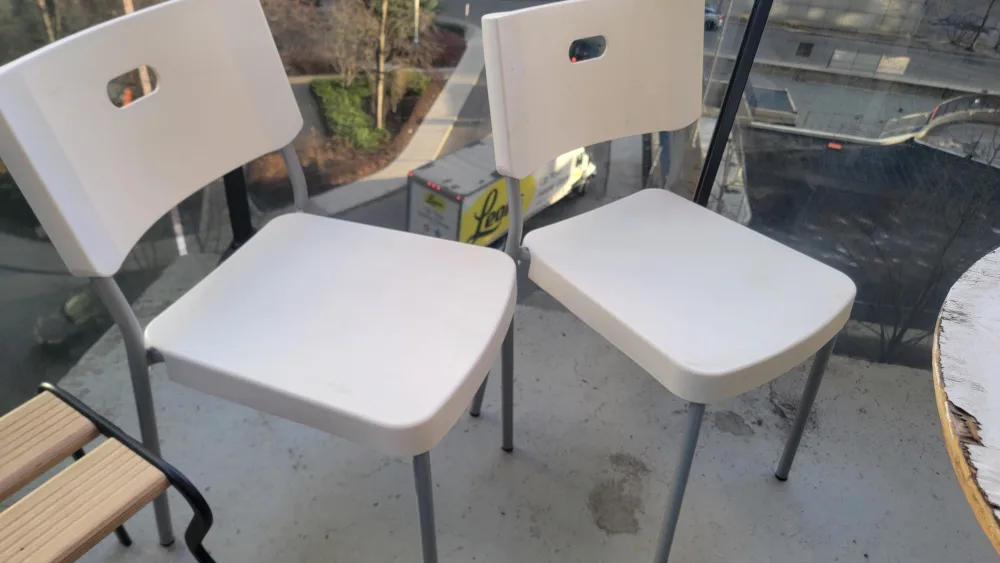 White Plastic Chairs thumbnail