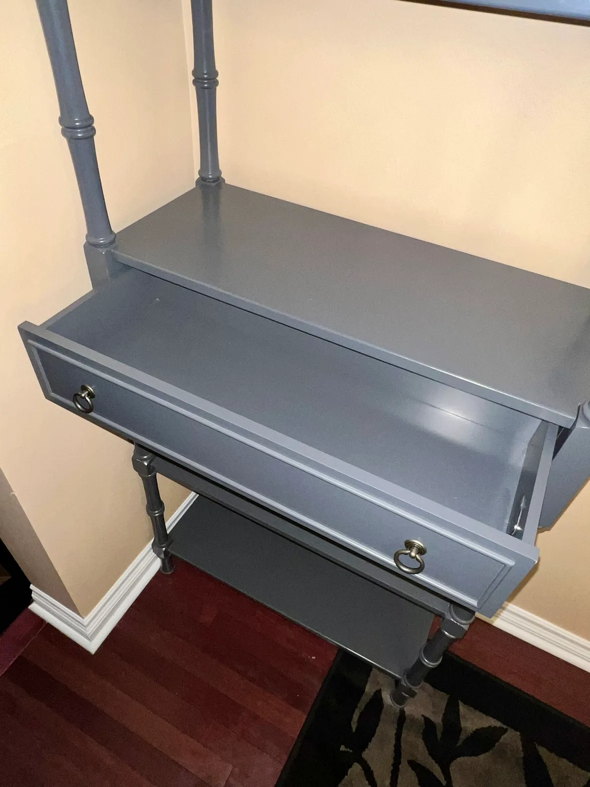 Grey Bookshelf With Drawer image indicator(3)