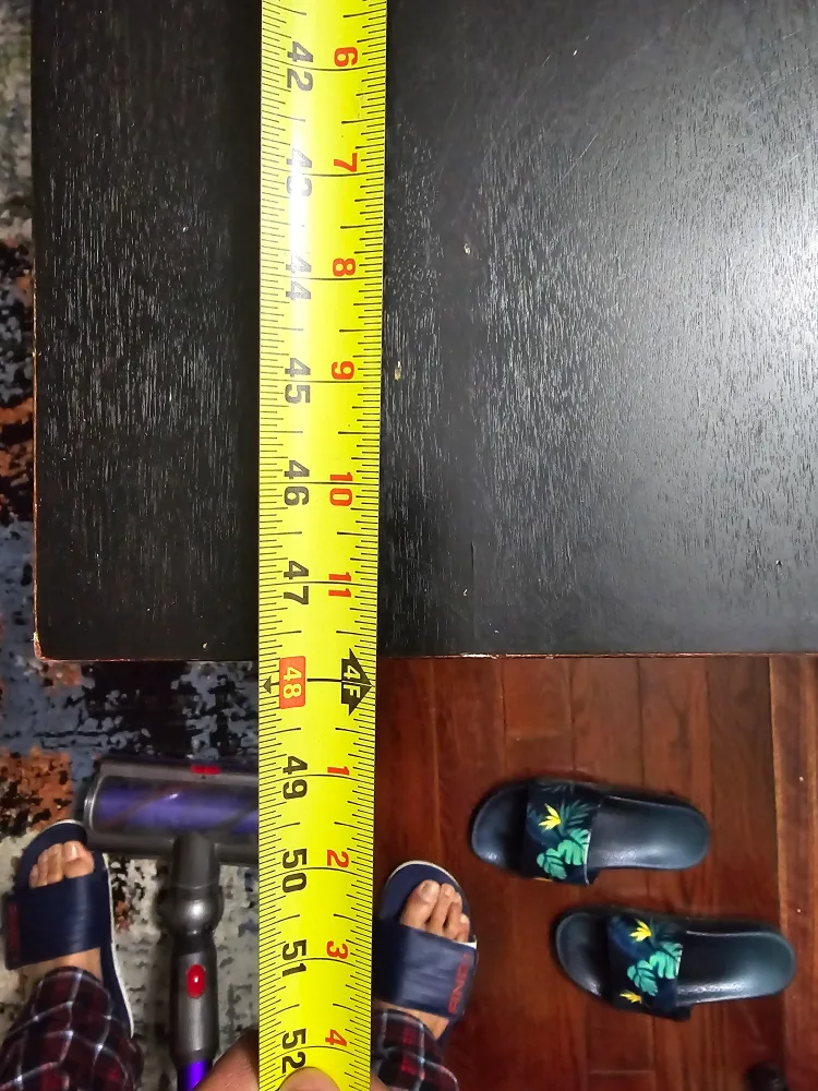 Black Console Table with Shelf image indicator(6)