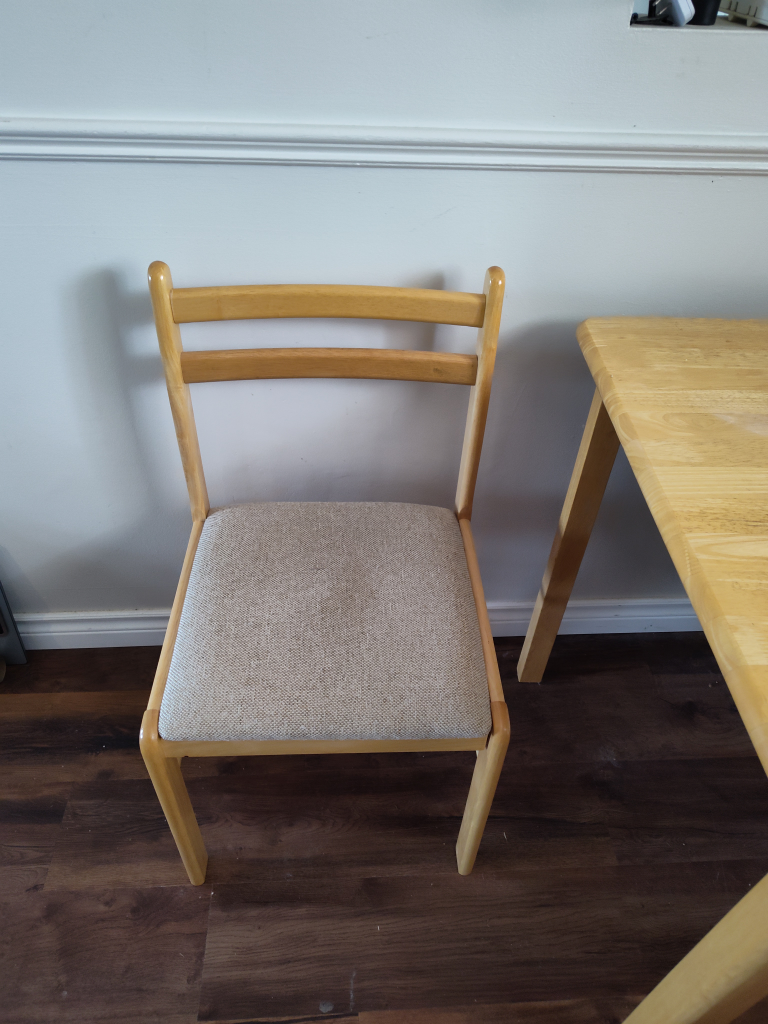 Wooden Table and Chair Set - photo 2