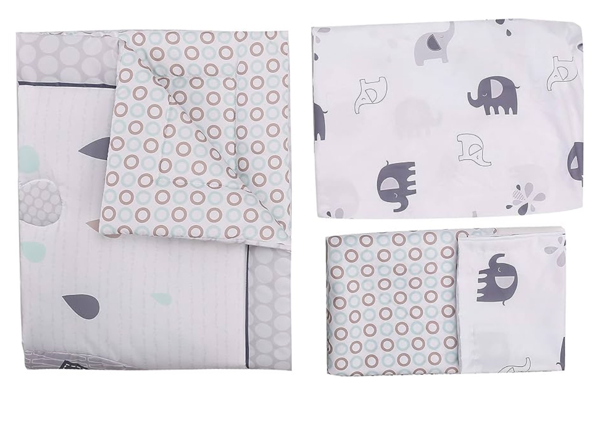 Baby Crib Bedding Set - Elephant Theme👶 - photo 3