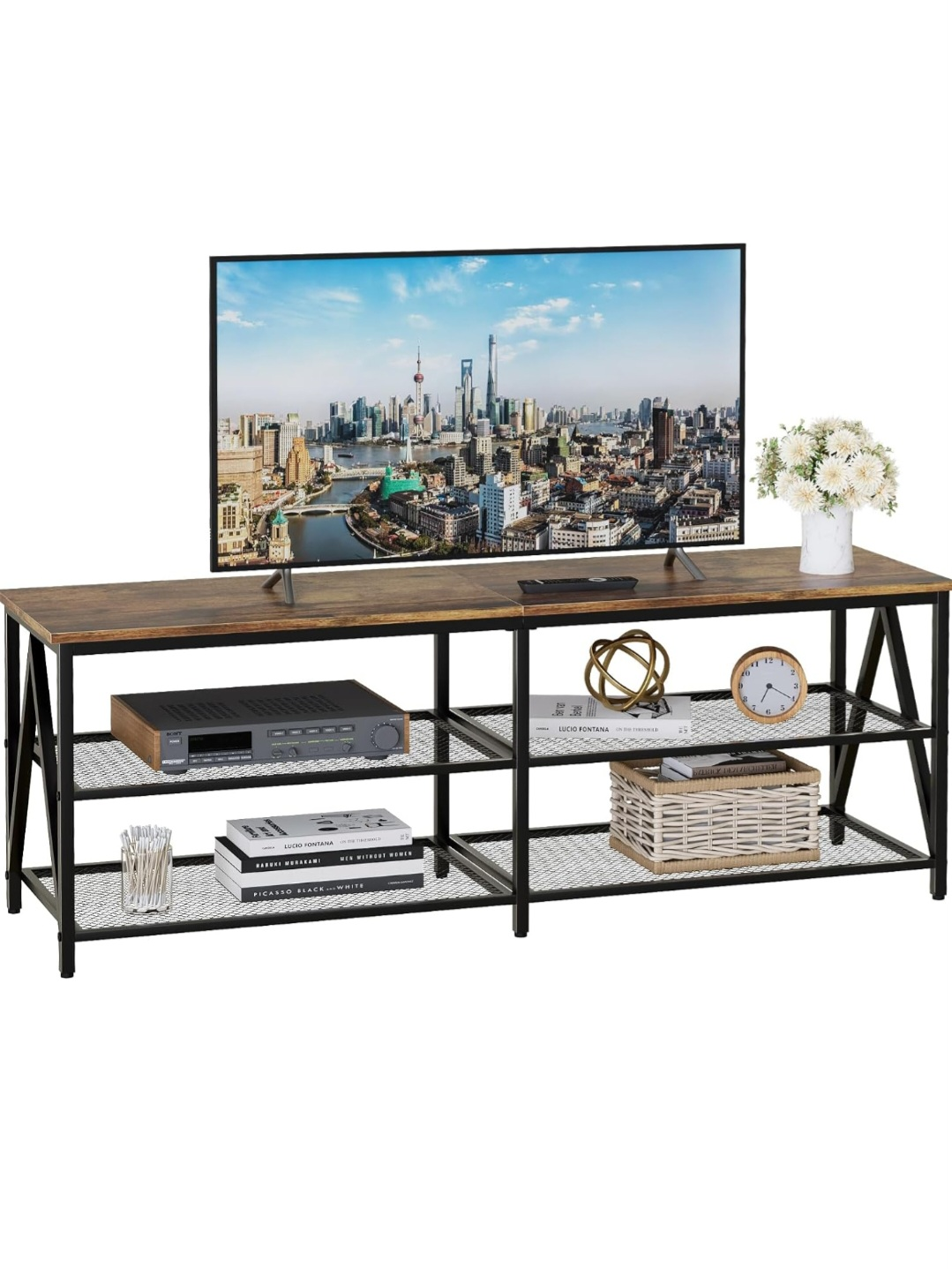 Katrawu TV Stand for TV up to 65 Inch