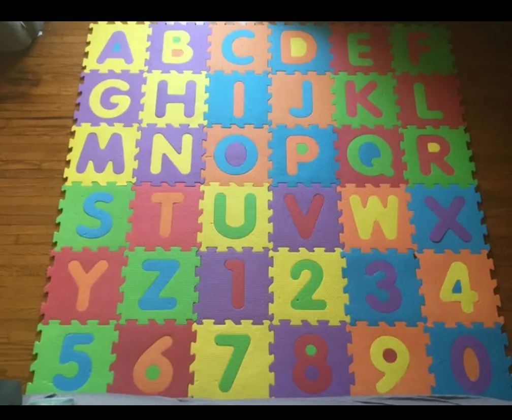 Alphabet and Number Foam Puzzle Mat thumbnail