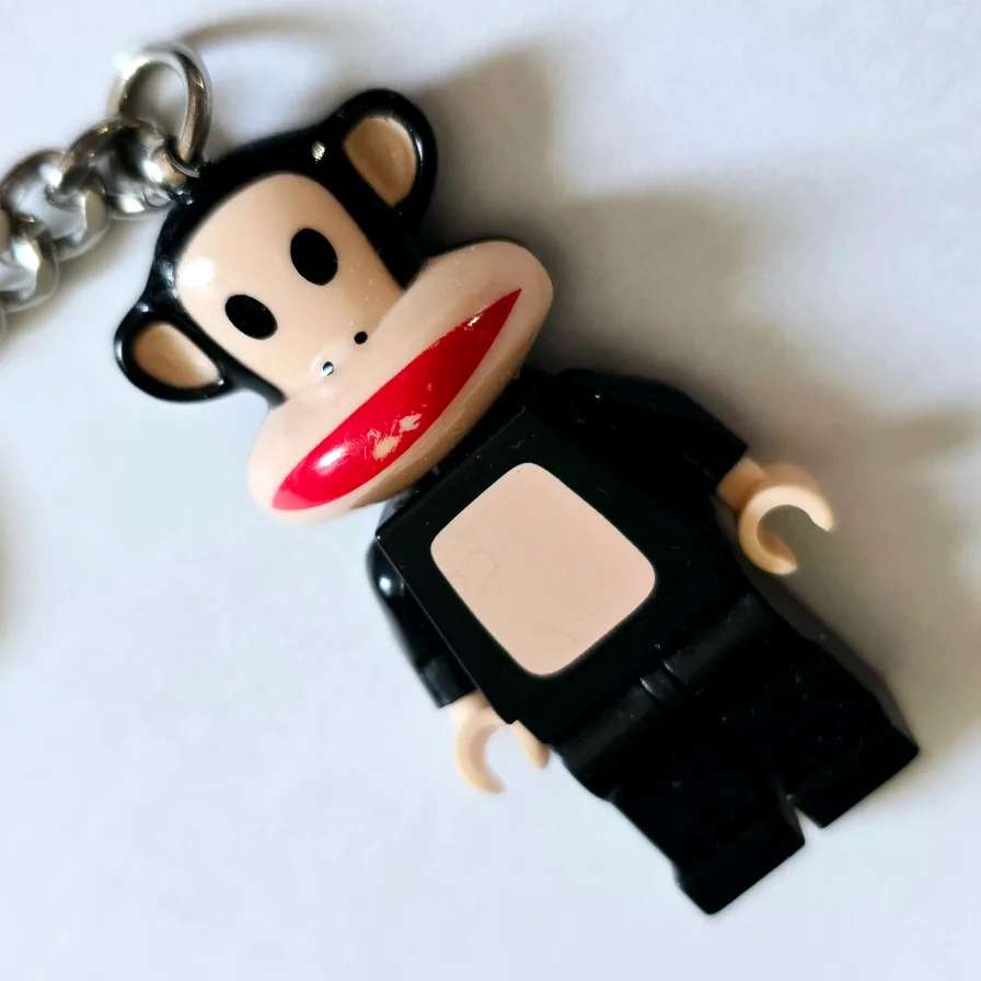 LEGO 2006 Paul Frank the Monkey 852023 Minifigure Keychain image indicator(3)
