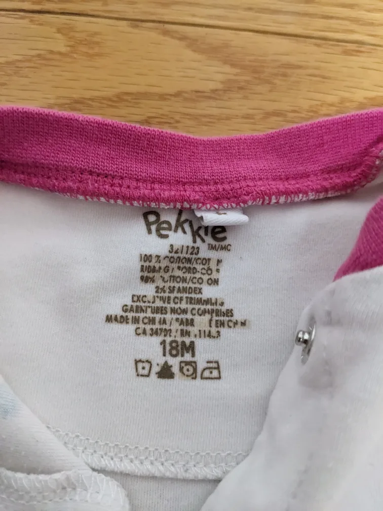 Two Baby Girl Sleepers, Size 18-24 Months image indicator(5)