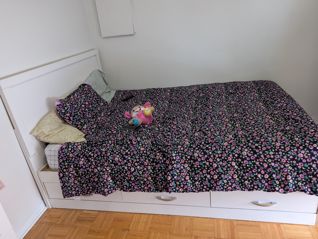 White Storage Bed Frame