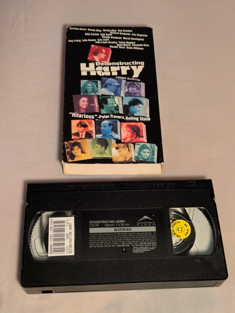 Deconstructing Harry VHS Tape - Woody Allen Film image indicator(3)