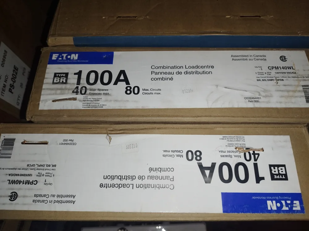 Eaton 100 Amp 40-80 Space Combination Loadcentre image indicator(2)