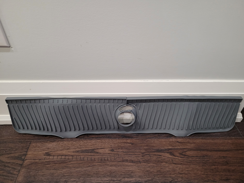Grey Silicone Sink Grid Dish Drying Rack - Two sizes