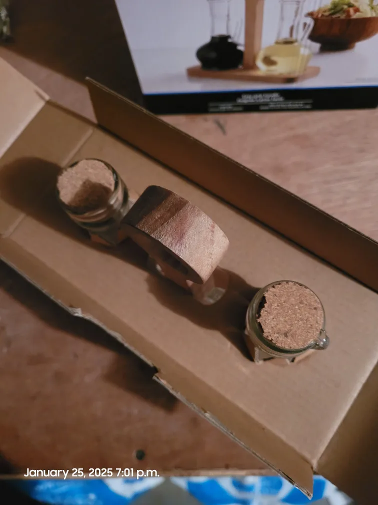 Mainstays Oil and Vinegar Set with Tray image indicator(3)