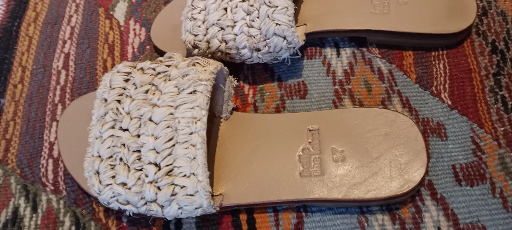 Hello the Label Woven Slides - Size 37 image indicator(4)