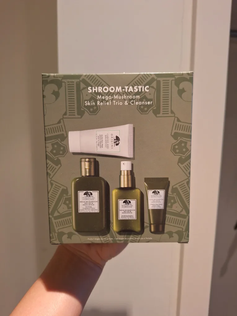 ($108 Value) Origins Mega-Mushroom Skin Relief Trio & Cleanser thumbnail