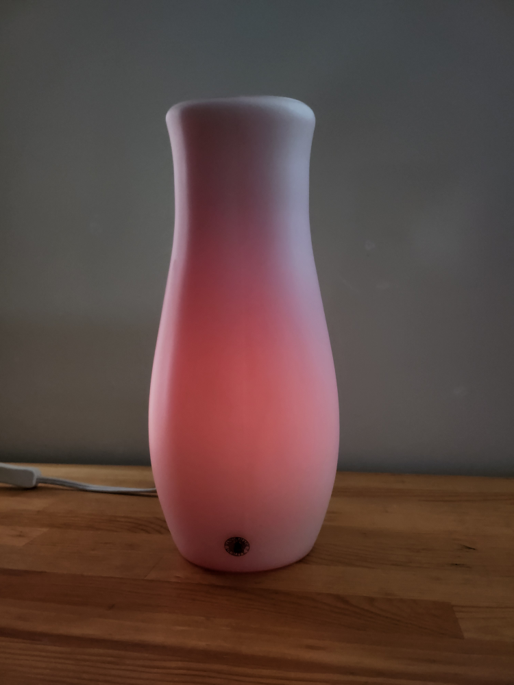 Vintage Ikea Handmade Glassblown Lamp - Art and Home Decor