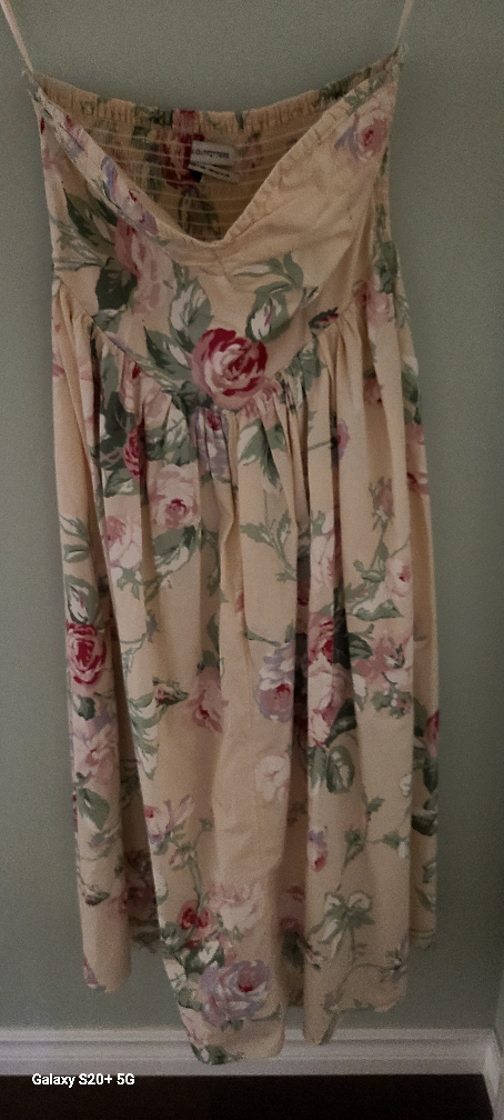 Floral Strapless Dress