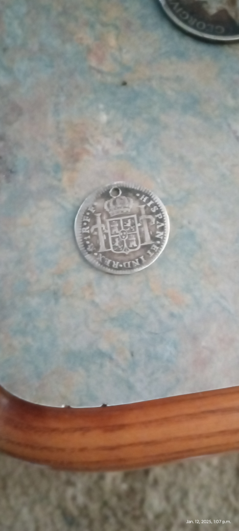 1782 Spanish 5 Reales Coin