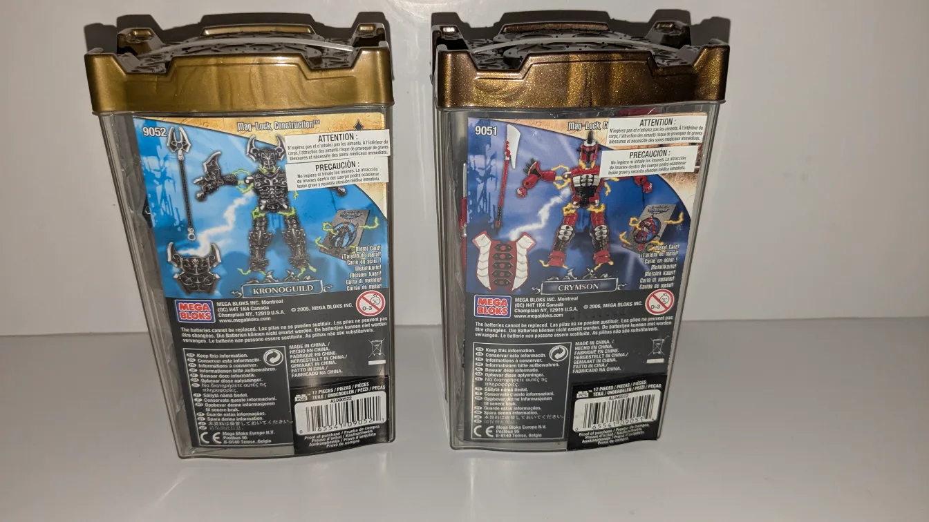 Mega Bloks Mag Warriors Kronoguld & Crimson Action Figures image indicator(2)