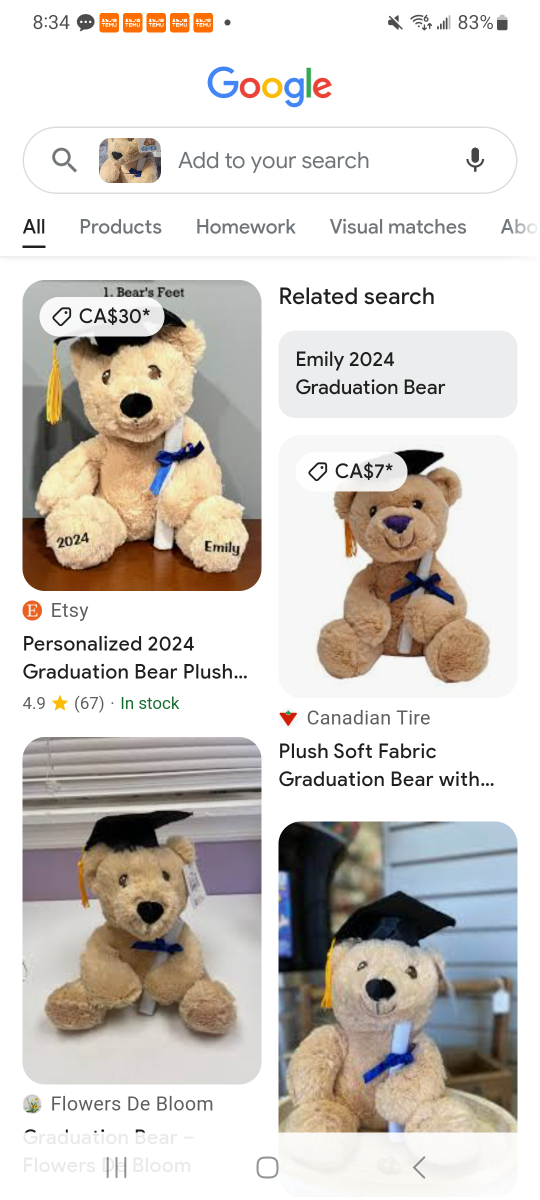 Graduation Bear Plush - photo 5
