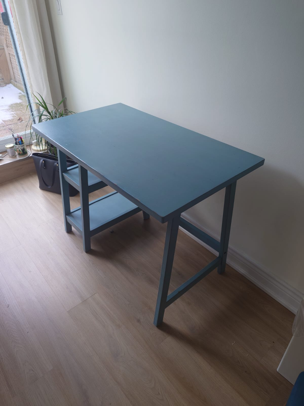Wooden Desk with Shelf - photo 3