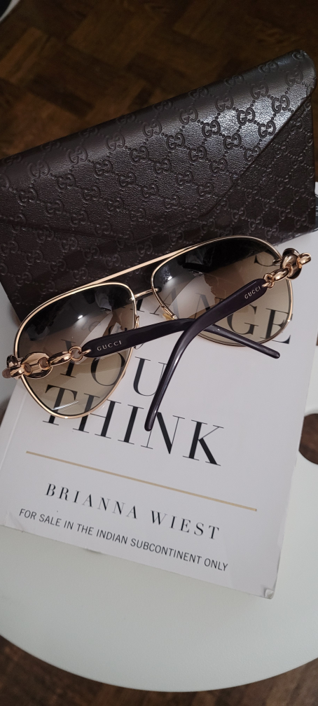 Gucci Aviator Sunglasses with Case - photo 2