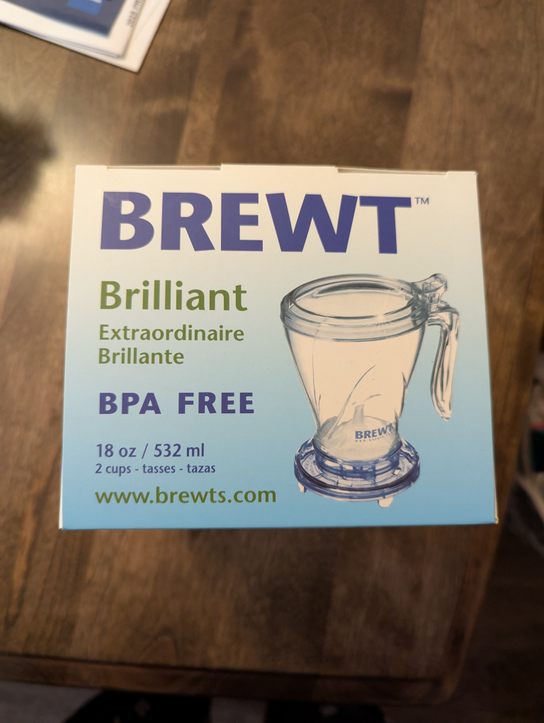 BREWT 18 oz BPA Free Coffee/Tea Maker