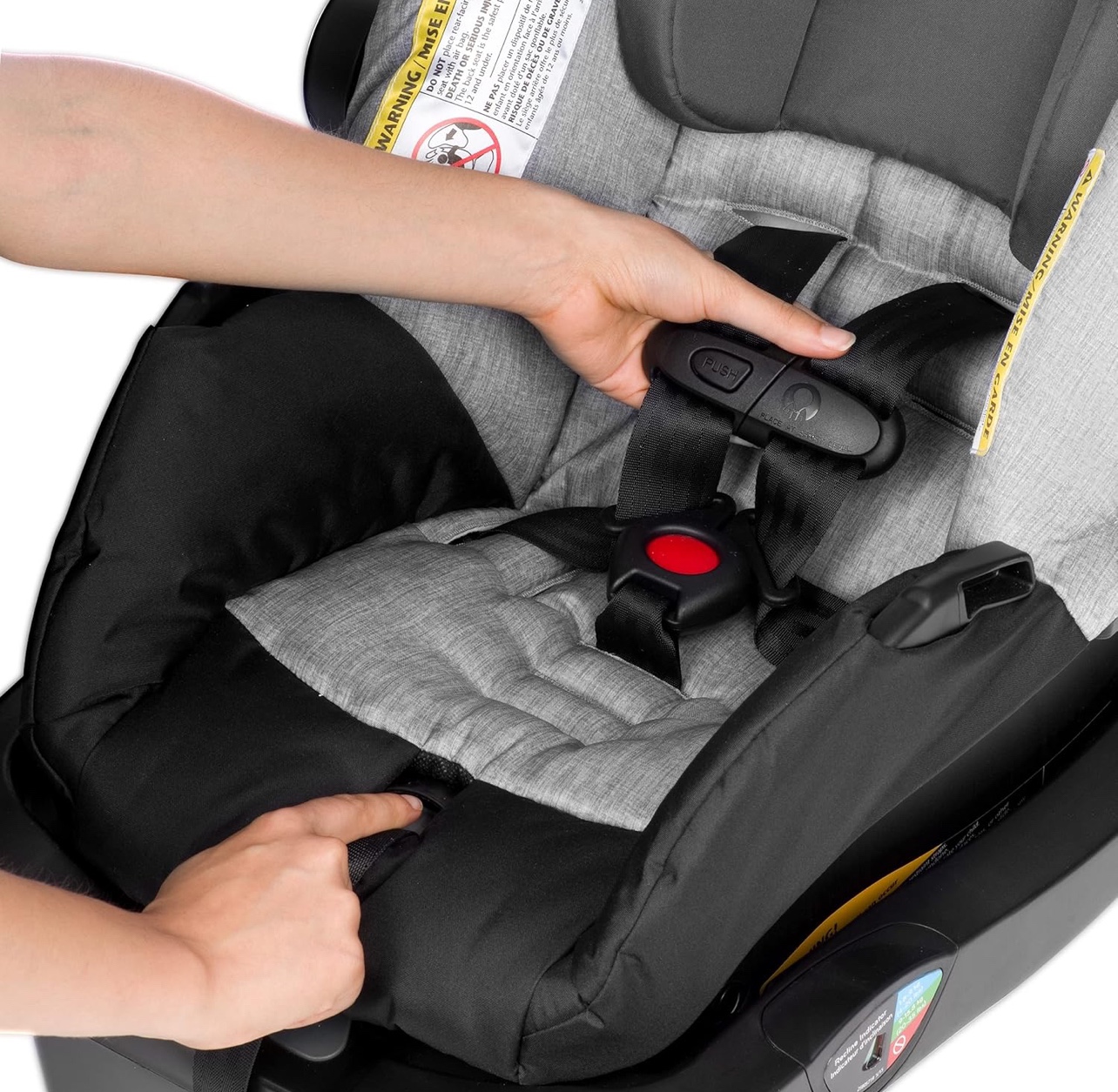 Evenflo LiteMax Sport Infant Car Seat (Graphite Grey) - photo 3