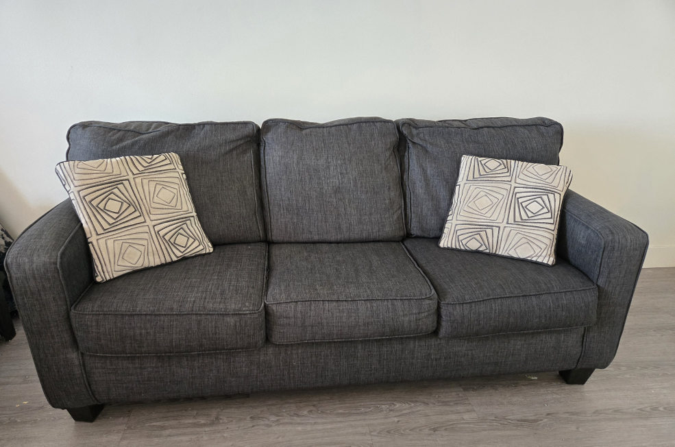 Dark Grey Sofa and Loveseat Set - photo 3