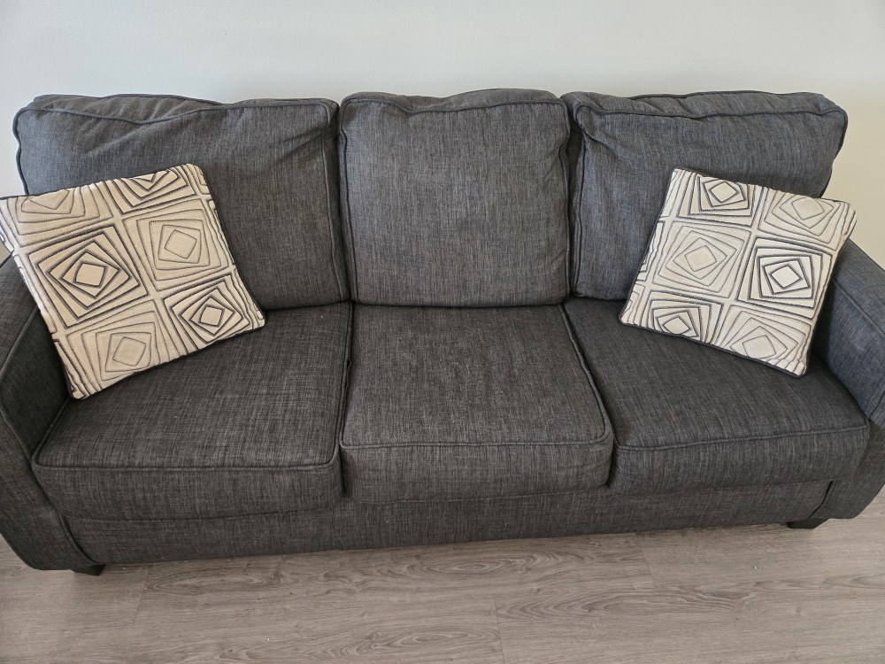 Dark Grey Sofa and Loveseat Set - photo 5