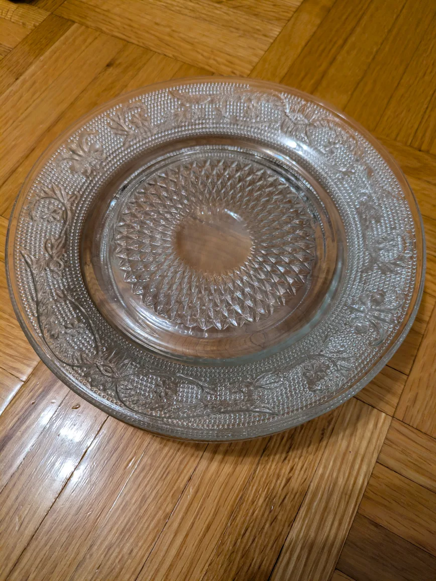 4 fine crystal 7" plates image indicator(2)