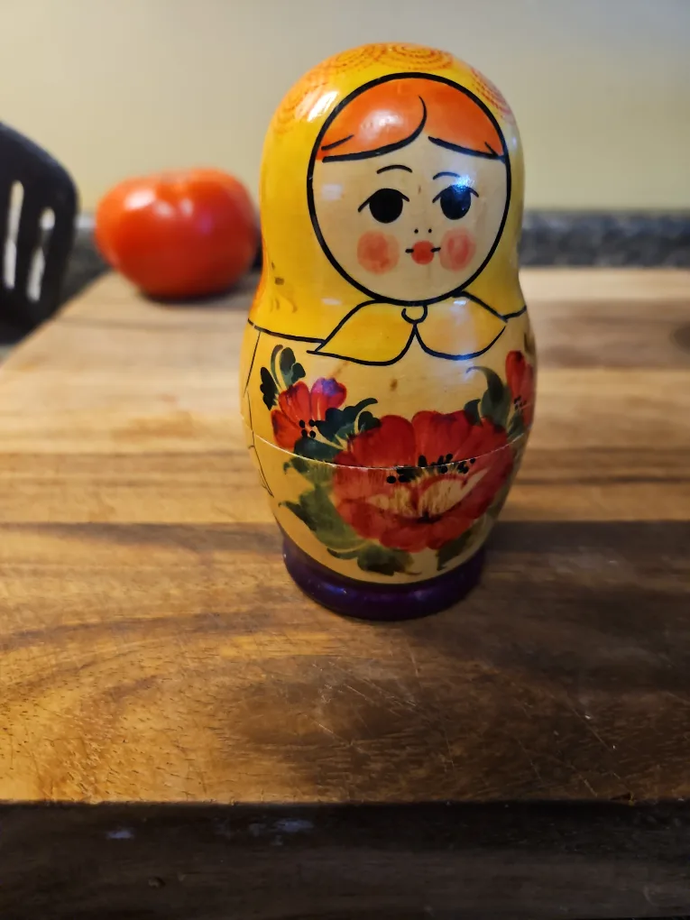 Vintage Russian Nesting Doll Matryoshka thumbnail