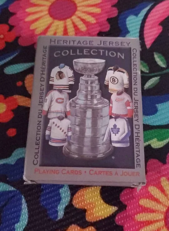 Bag full of hockey cards image indicator(2)