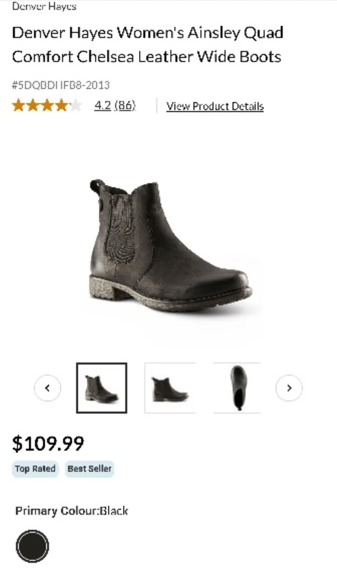 WOMEN'S BLACK BOOTS image indicator(5)