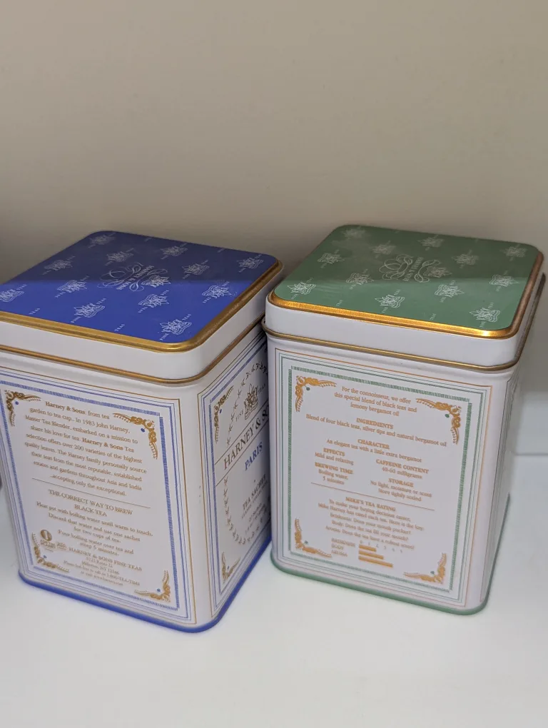 Harney & Sons collectible tea tins / tea caddies image indicator(2)