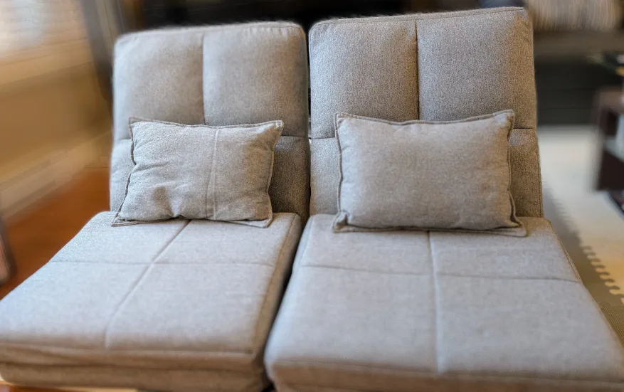 Triple Fold Down Flip Convertible Sleeper Couch - Grey image indicator(5)