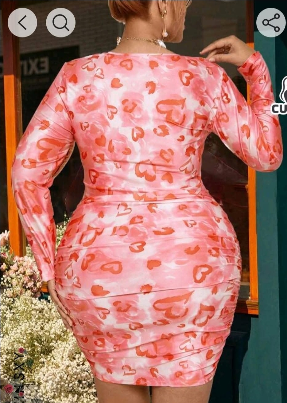 Cute Plus Size Ruched Bodycon Dresses - photo 4