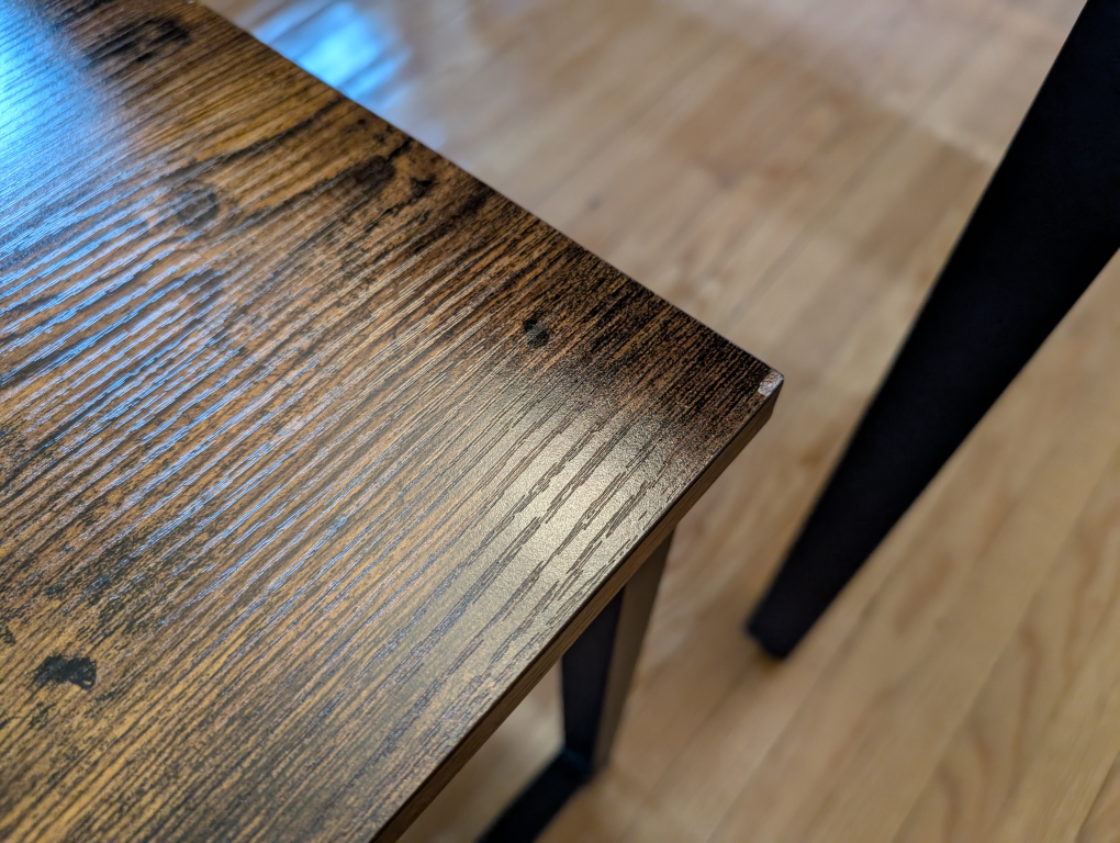 Dining table and benches - photo 3