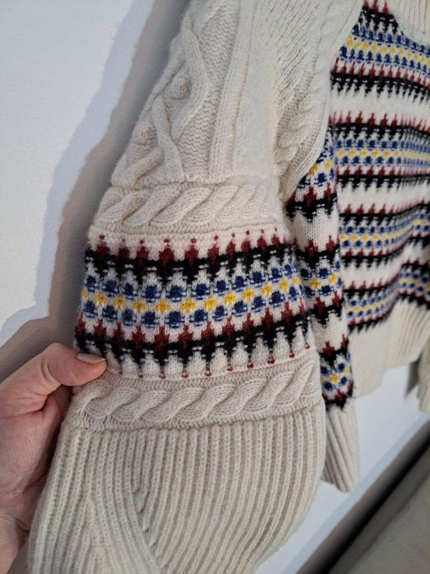 Veronica Beard Fair Isle Knit Sweater - photo 3