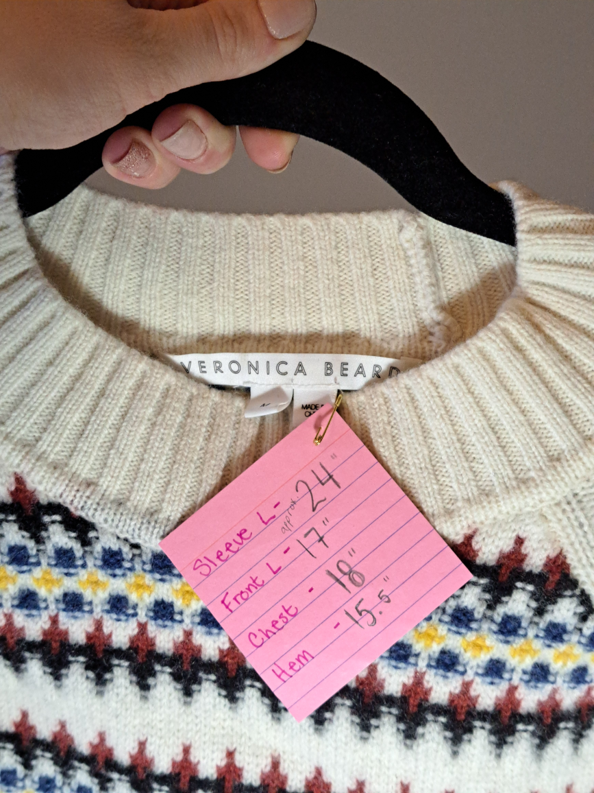 Veronica Beard Fair Isle Knit Sweater - photo 5