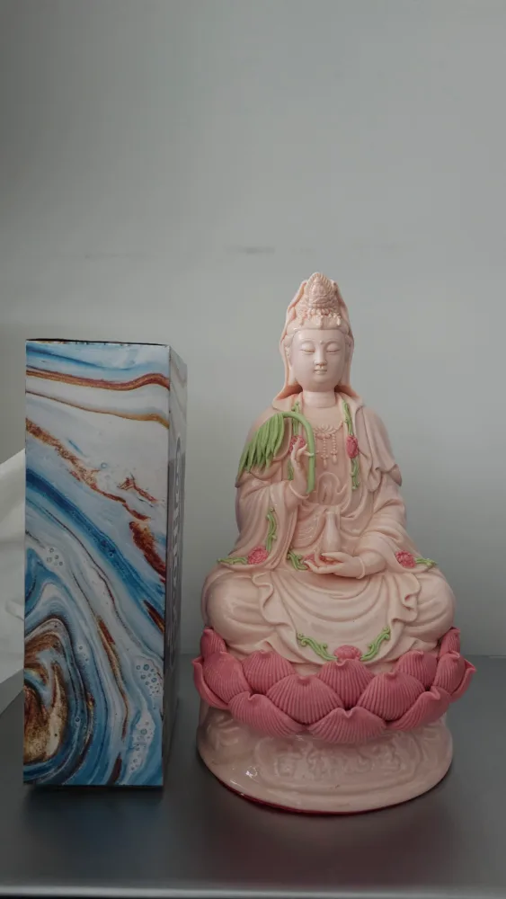 Guan Yin Pink Statue image indicator(2)
