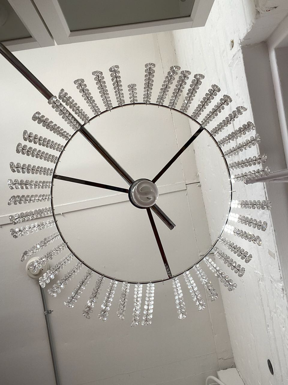 Gorgeous standing lamp with crystal beads - photo 2