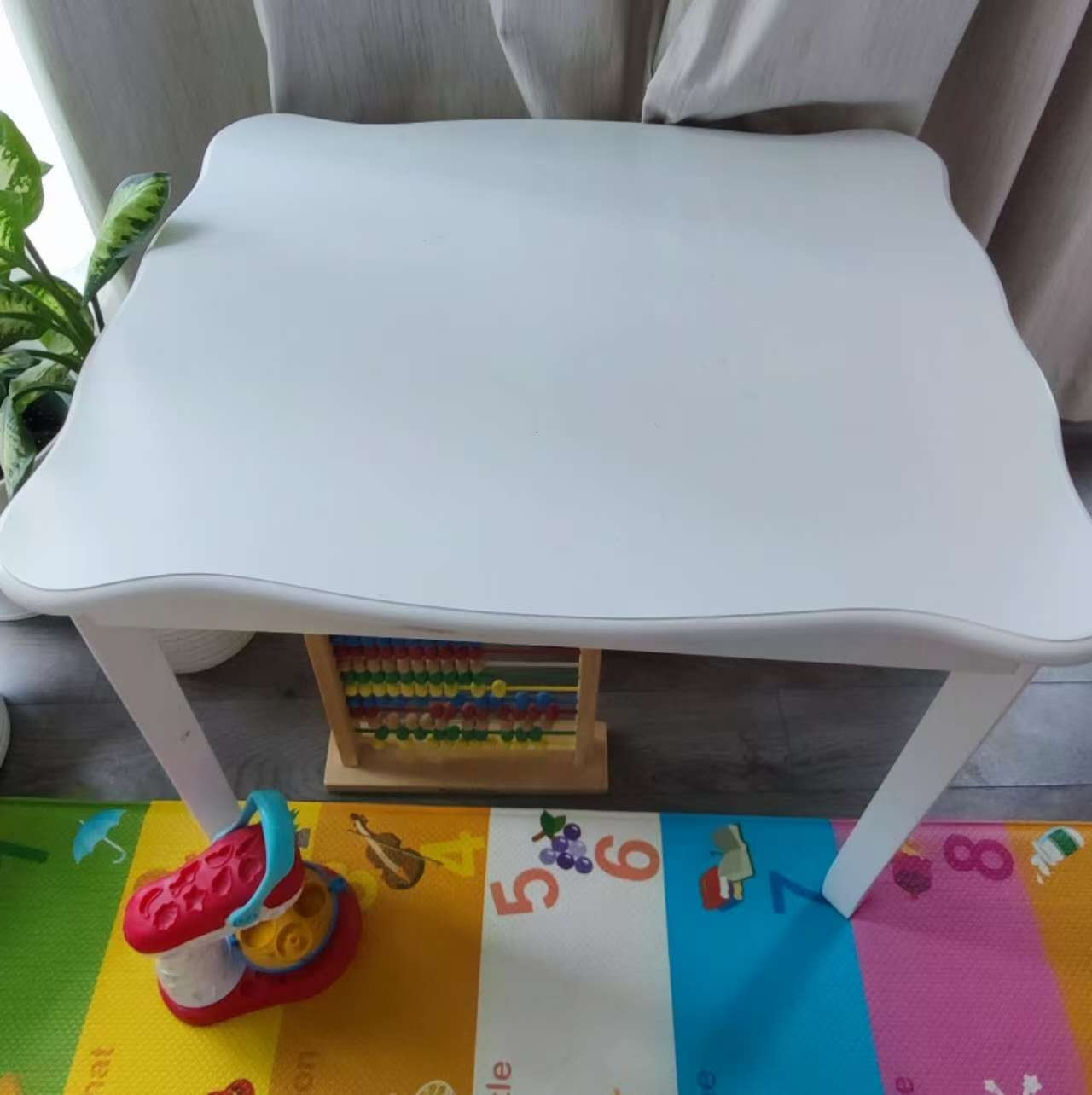 White Children's Activity Table