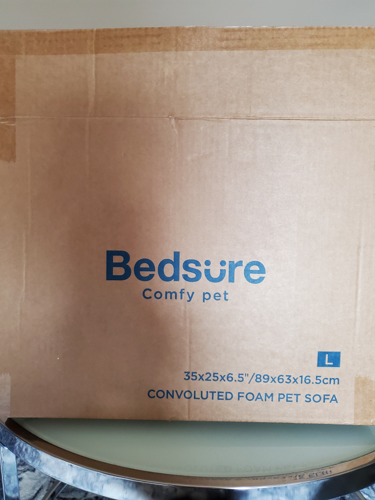 Bedsure Comfy Pet Convoluted Foam Pet Sofa - Large