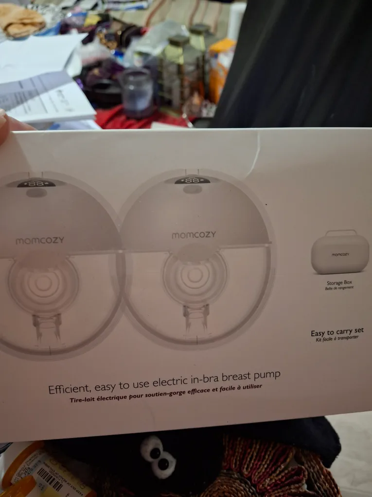 New never used Momcozy M5  Breast Pump Wearable Breast Pump image indicator(5)